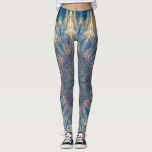Legging Kaleidoscópio Blue Chakra Thunder_Cove