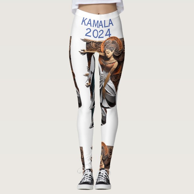 Legging Kamala 2024 para o Presidente Thunder_Cove (Frente)