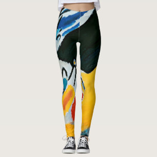Legging Kandinski Impressão III Concerto Pintura Abstrata