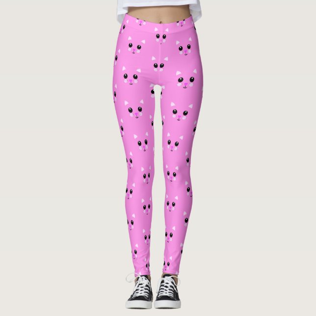 Legging Kawaii Kitten (Frente)