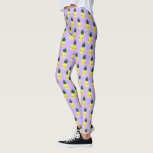Legging Kawaii Pineapple Pattern"