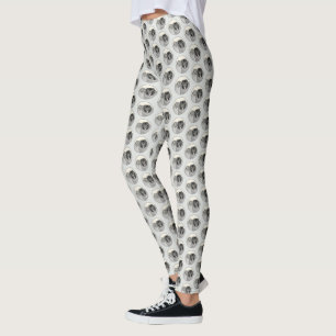 Legging Keeshond Graphics Keeshond Mãe e Filho