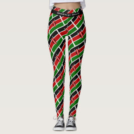 Legging KENYA FLAG Scripting EXECUTE A SUA RAÇA Personaliz