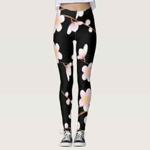 Legging Kimono Patern C Leggins Black