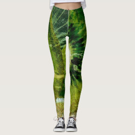 Legging Kiwi Green Tie Dye New