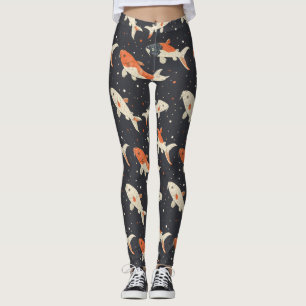 Legging Koi Carps Pattern