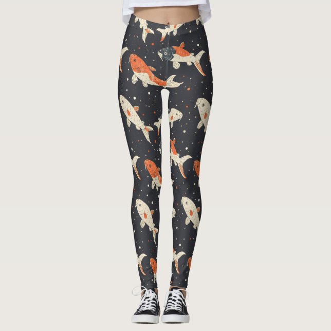 Legging Koi Carps Pattern (Frente)