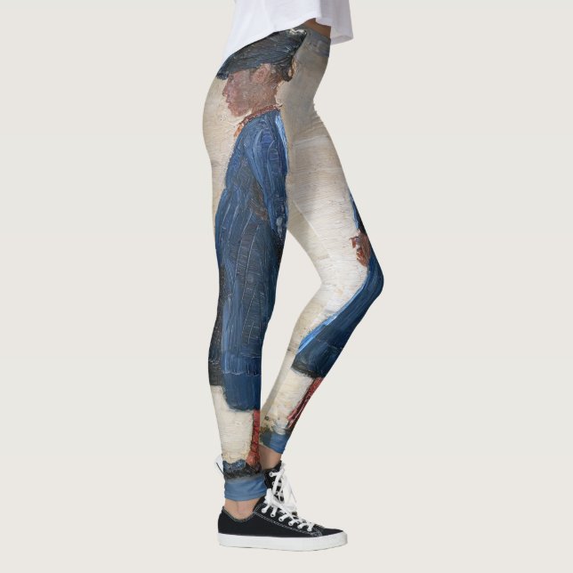 Legging Kroyer - Menina parada em Skagen Beach (Direita)