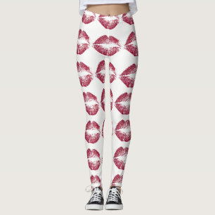 Legging Lábios com Brilho Vermelho #2