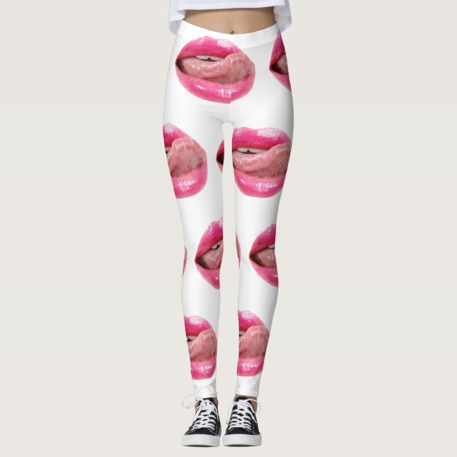 Legging Lábios femininas (Frente)
