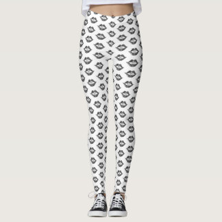 Legging Lábios Góticos Batidos