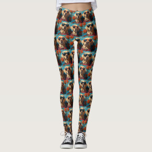 Legging Labrador com Dia de os namorados de Rosas