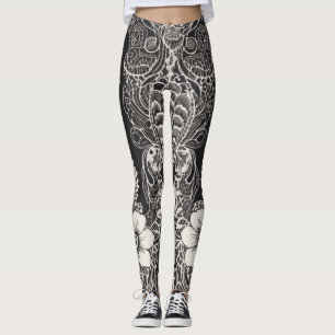 Legging Lace Floral Harmony