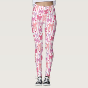 Legging Laços e Listras Pastel Femininos