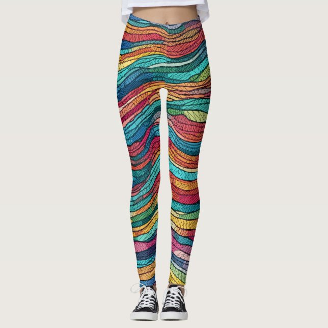Legging Lado do Mosaico (Frente)
