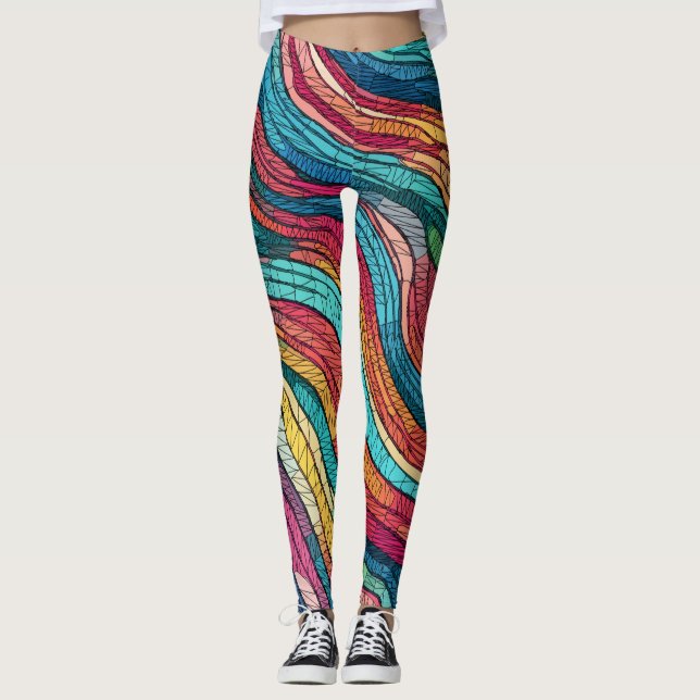 Legging Lado do Mosaico (Frente)