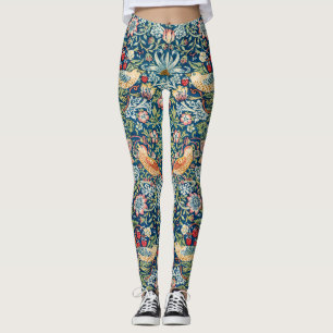 Legging Ladrão de morango - Design de William Morris