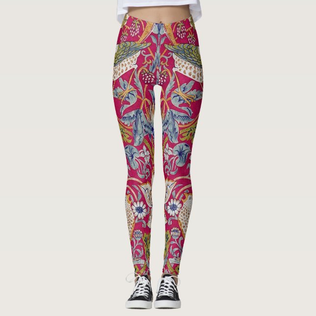 Legging Ladrão de Morango, William Morris (Frente)