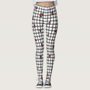LEGGING LADYBUGS VERMELHOS EM PERNAS