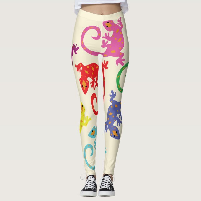 Legging Lagartos Coloridos (Frente)