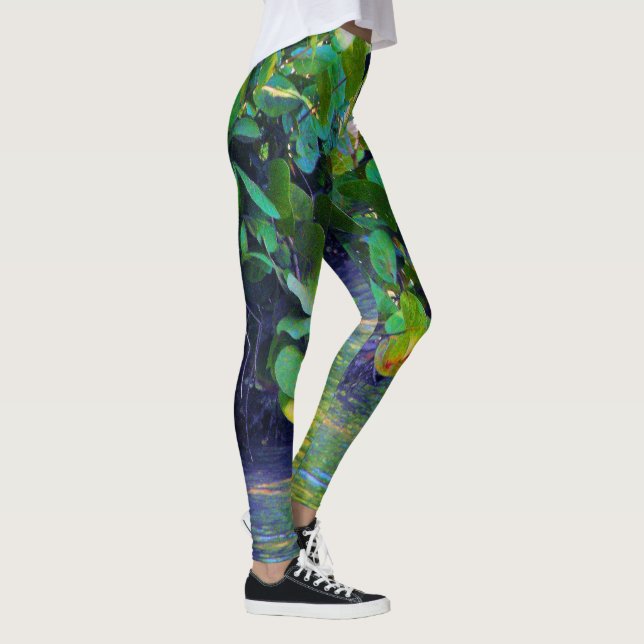 Legging Laguna de Mangrove com Uvas do Mar (Direita)