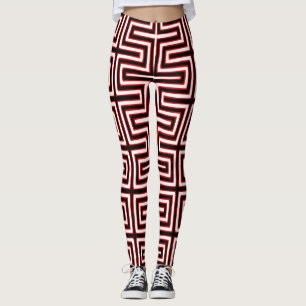 Legging Lama branca e negra