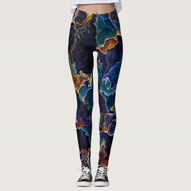 Legging Lamas De Óleo (Frente)