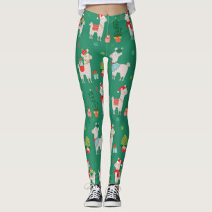 Legging Lamas do Natal