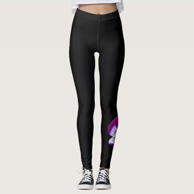 Legging Lança violeta (Frente)