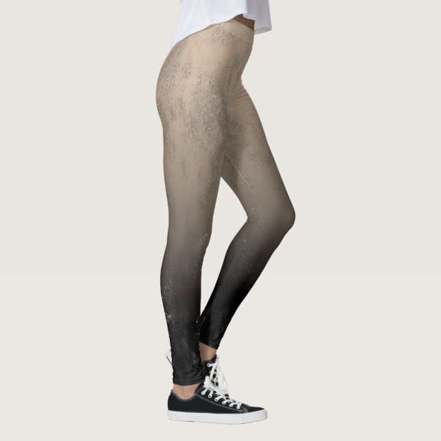 Legging Lápis e Sombra Negra-Negra (Direita)