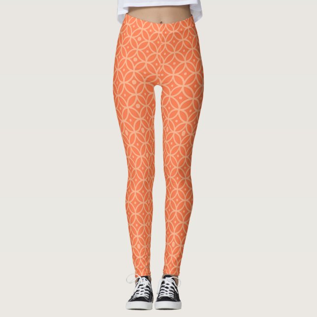 Legging Laranja Préppy (Frente)