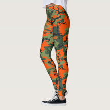 Laranja, Verde, Camuflagem Camuflada Preta