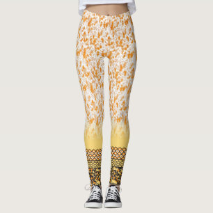 Legging Largas, Térmicas e Florais Ajustado Luxe