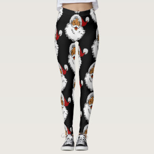 Legging latino biracial santa claus christmas