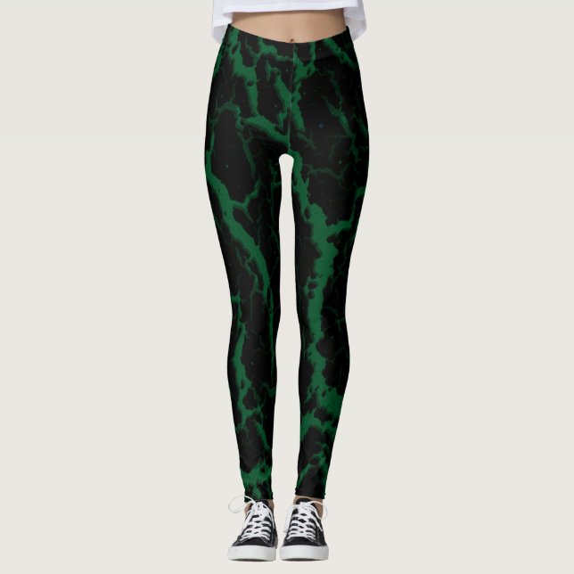 Legging Lava de Espaço Cracking - Floresta (Frente)