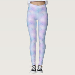 Legging Lavanda azul do Céu Azul do Pastel bonito