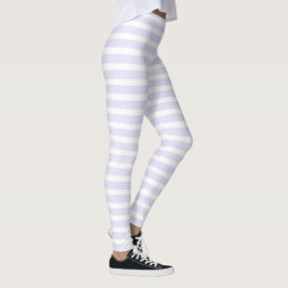 Legging Lavanda Branco Simples Horizontal