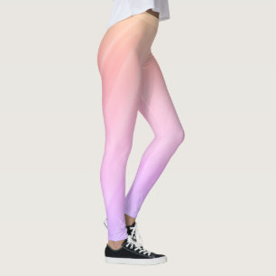 Legging Lavanda, Rosa e Mistura de Pêssego