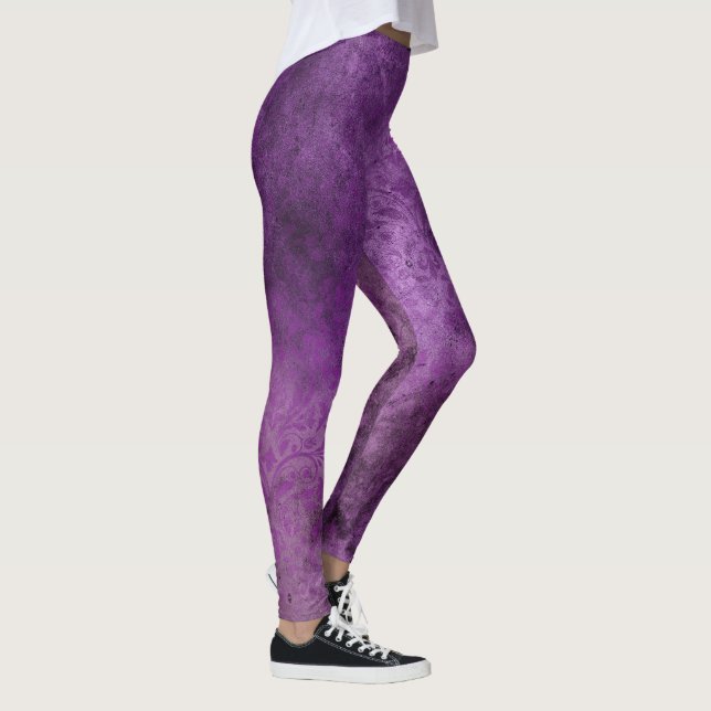 Legging Lavanda única de mulheres Vintage (Direita)
