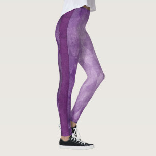 Legging Lavandas roxas com pernas para o ar