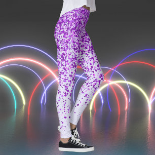 Legging Lavener com Impressão Roxo
