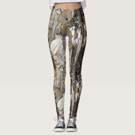 Legging le mélange de feuilles 