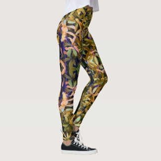 Legging Leafy Tapeçaria