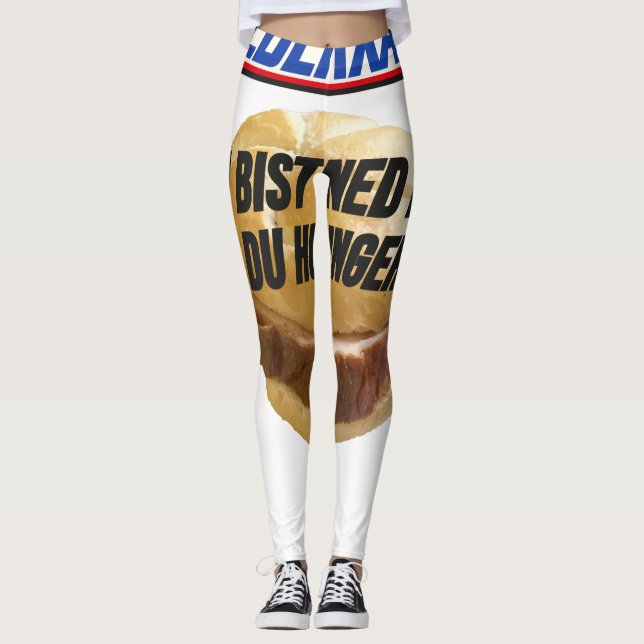 Legging Leberkas - Du bist ned du wenn du HUNGER host (Frente)