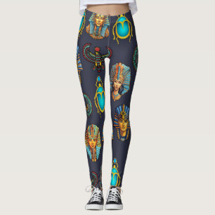 Legging "Legado de Faraó: Antigos Padrões Egípcios