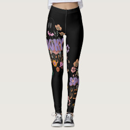 Legging Legagem de Ghost Hal Cute-Over-Impressão Spooktacu