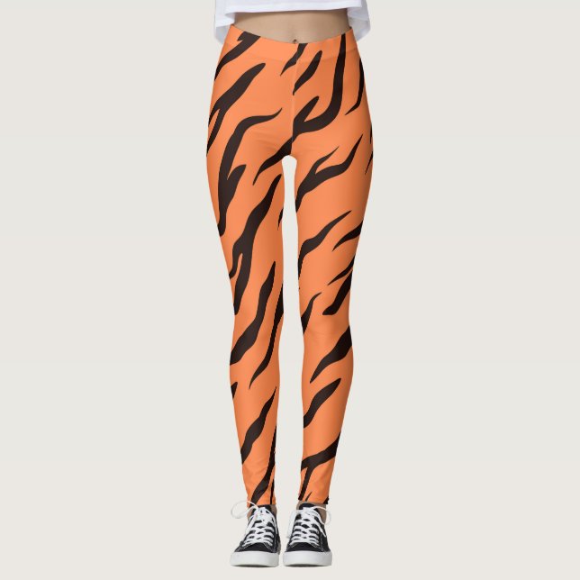 Legging Legagem de Tigre, Legagem de Animais para Mulheres (Frente)