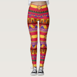 Legging Legagem Étnica, Legagem Tribal para Mulheres