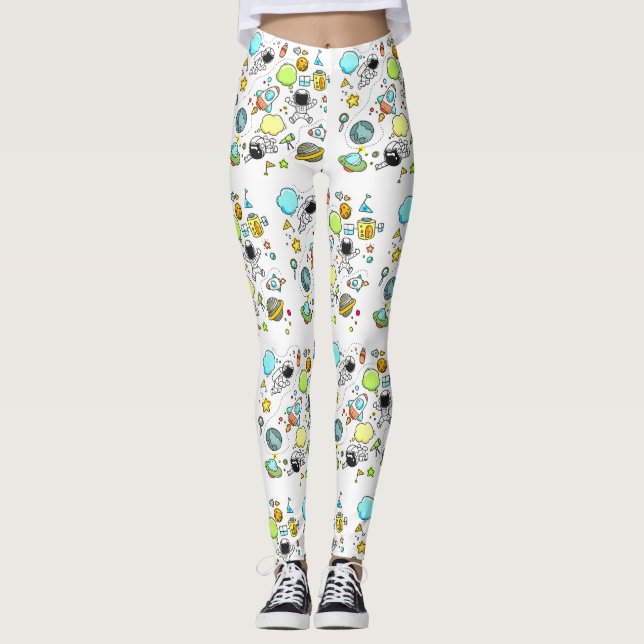 Legging Legal astronauta espacial bonito (Frente)