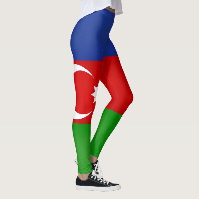 Legging Legal bandeira do Azerbaijão (Direita)